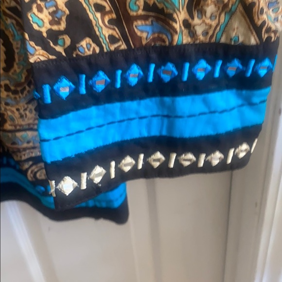 Soft Surroundings S multi colored print top - Picture 5 of 9